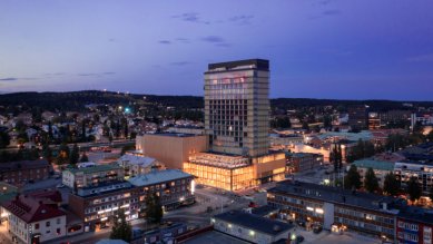 Švédské město Skellefteå holduje dřevo- stavbám, nově má i dřevěný mrakodrap