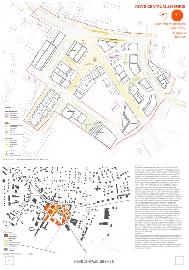 New Center Jesenice - results of the narrow competition for the design - 3rd prize - foto: Consequence forma s.r.o.