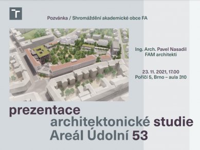 Veřejná prezentace nové školy FA VUT od FAM Architekti