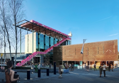 MVRDV designs The Podium for the roof of Het Nieuwe Instituut, setting a stage for Rotterdam Architecture Month