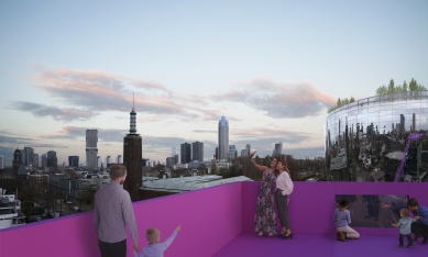 MVRDV designs The Podium for the roof of Het Nieuwe Instituut, setting a stage for Rotterdam Architecture Month