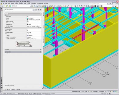 Autodesk aktualizuje platformu Revit pro informační modelování budov - Revit Structure 2008 - Export do AutoCADu - foto: © Autodesk