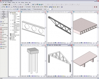 Autodesk aktualizuje platformu Revit pro informační modelování budov - Revit Structure 2008 - Parametrické komponenty - foto: © Autodesk