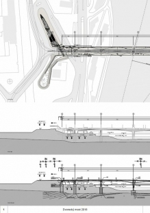 Stavba Dvoreckého mostu přes Vltavu vyjde Prahu na 1,08 miliardy Kč - foto: TUBES spol. s r.o. + ATELIER 6, s.r.o.