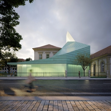 Muzeum ghetta v Terezíně získá rekonstrukcí nový vstup v podobě věže - Vizualizace - foto: Skupina, Steven Holl Architects