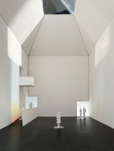 Muzeum ghetta v Terezíně získá rekonstrukcí nový vstup v podobě věže - Fotografie modelu - foto: Skupina, Steven Holl Architects