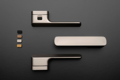 Design click in Czech interpretation - kování MINIMAL 2.0, integrated WC, surface of the handle matte nickel - foto: Zdroj M&T