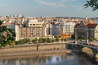 Rekonstrukce bývalého hotelu InterContinental - Vizualizace (neoVISUAL)