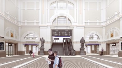 The interiors of Plzeň main railway station are undergoing reconstruction - foto: A8000