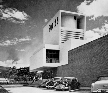 Moderní architektura v Kolumbii - Fabrica Squibb, Cali, Jorge Arango, 1953