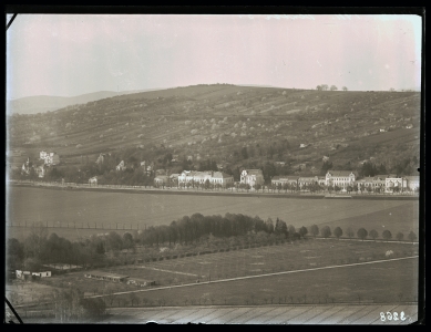 Vila Engelsmann v Brně - Panoramatická fotografie Hlinek z roku 1911. Zdroj Muzeum města Brna