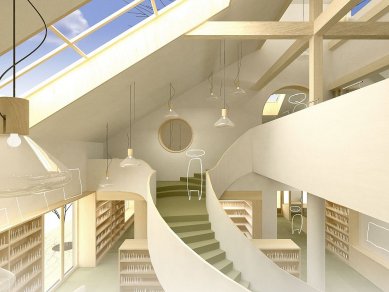 Jičín is preparing a reconstruction and extension of the Václav Čtvrtek Library - foto: A1Architects