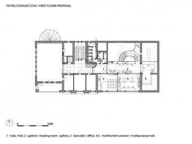 Jičín is preparing a reconstruction and extension of the Václav Čtvrtek Library - foto: A1Architects