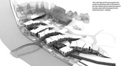 Výsledky studentské soutěže XELLA 2006/2007 - 2. místo: Jana Holečková, Tomáš Holub - Fakulta architektury ČVUT FA Praha, ČR, Ateliér Prof. Ing. arch. Arnošt Navrátil, CSc. - foto: archiv XELLA