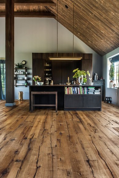 Rustic flooring has grown in harsh climatic conditions