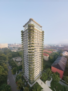Work on the "skyscraper" on Ostrčilova Street in Ostrava will begin in July