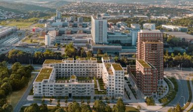 Domoplan začne stavět v Brně-Bohunicích rezidenční čtvrť se 400 byty - foto: Pelčák a Partner