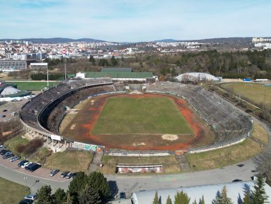 Brno will eventually have to demolish the Za Lužánkami stadium due to its bad condition - foto: Petr Šmídek, 2023