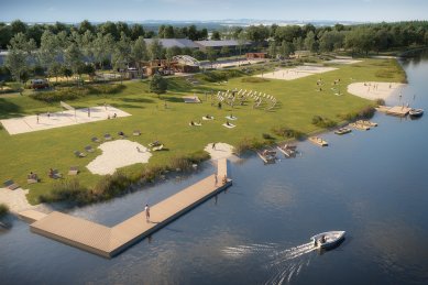 České Budějovice will have a new sports and leisure area by the river with a beach - foto: A8000