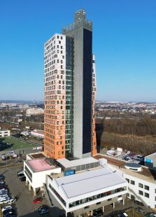 Brněnská AZ Tower je už 10 let nejvyšší budovou v ČR - foto: archiweb.cz