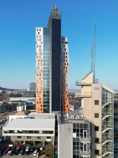 Brněnská AZ Tower je už 10 let nejvyšší budovou v ČR - foto: archiweb.cz