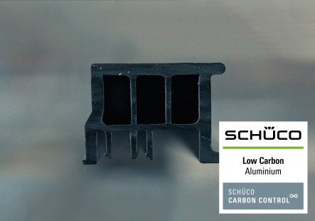 Schüco Carbon Control will contribute to the carbon neutrality of buildings - Schüco adds two new variants of aluminum profiles with a significantly reduced carbon footprint to its range: Schüco Low Carbon (LC) and Schüco Ultra Low Carbon (ULC).