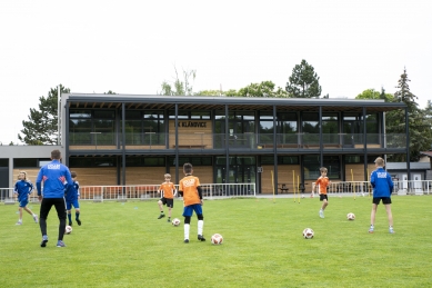 Novostavba kabin a zázemí fotbalového klubu Klánovice - FK Klánovice