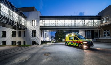 The hospital pavilion by OBERMEYER HELIKA has become the Construction of the Year 2023