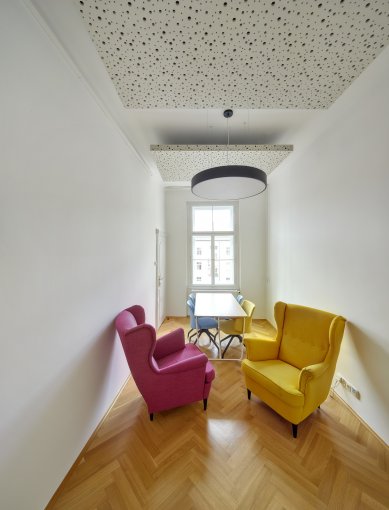 Acoustic comfort in offices in Prague at Moráň