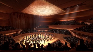 Architekt dnes představí aktuální studii filharmonie na Vltavské - foto: BIG Bjarke Ingels Group