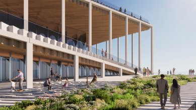 Architekt dnes představí aktuální studii filharmonie na Vltavské - foto: BIG Bjarke Ingels Group