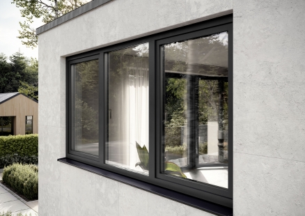 Premium ARTEVO windows in modern architecture - More than 400 décors and designs are available to choose from.