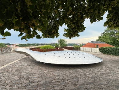 Ocelové dílo Jana Kaplického, které se loni objevilo po 20 letech, je v Praze - foto: Petr Šmídek, 2024