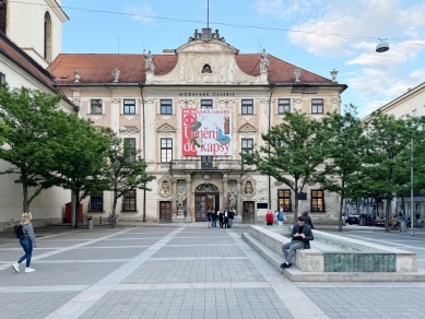 Moravská galerie po opravě přízemí a nádvoří znovu otevře Místodržitelský palác - foto: Petr Šmídek, 2024