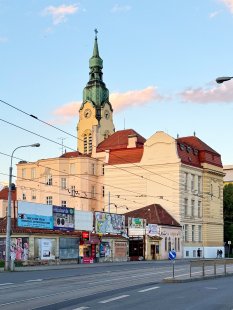 Noc kostelů 2024 má připraveno 7777 programů - Farní kostel Neposkvrněného početí Panny Marie, Brno-Trnitá, arch. Franz Holik 1910-14 - foto: Petr Šmídek, 2024