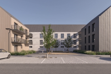 Hanušovice prepared the construction of 119 cooperative apartments - Visualization: UYO architects