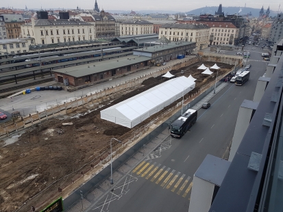 The construction management system ensured the flexibility of the revitalization of the area around Masaryk Railway Station. This also takes into account the specifics of construction in the historic center of Prague - foto: PENTA REAL ESTATE