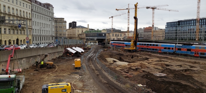 Systém construction managementu zajistil flexibilitu revitalizace okolí Masarykova nádraží. I s ohledem na specifika výstavby v historickém centru Prahy     - foto: PENTA REAL ESTATE