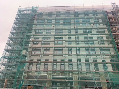 The SO-HO residence in Prague's Holešovice has opted for dry construction