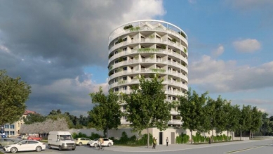 Domoplan will build an apartment building in Brno's Komárov in the shape of an ellipse