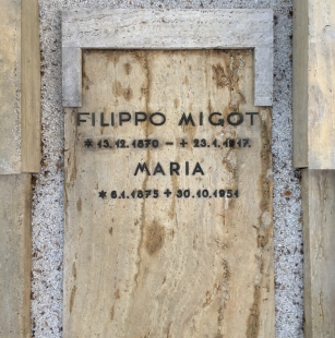 Restoration of the Migot Family Tombstone - State of the tombstone after restoration, autumn 2019