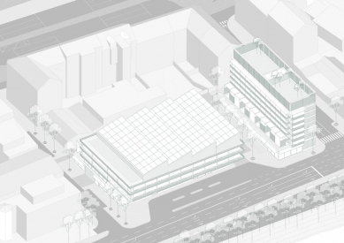 Kaplicky Internship 2024 was won by AVU graduate Justýna Kaislerová - Winning Project - MOL Smíchov - Transformation of Filling Stations into Hybrid Urban Homes in Productive City