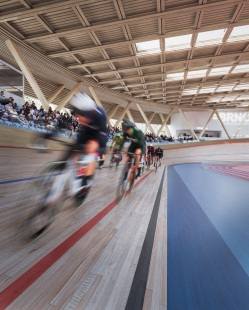 The track cycling and athletics hall in Brno will take the form of a wooden pavilion