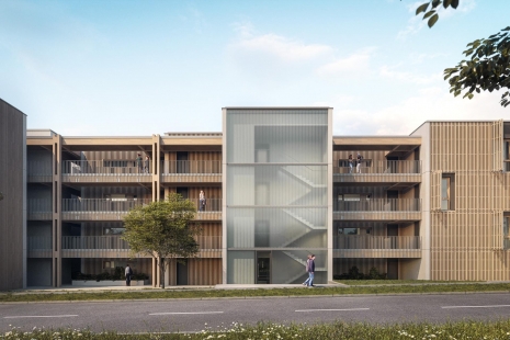 Apartment buildings in Žďár nad Sázavou showcase the advantages of prefabricated structures made from CLT panels