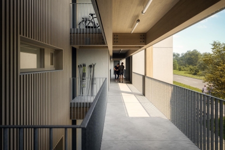 Apartment buildings in Žďár nad Sázavou showcase the advantages of prefabricated structures made from CLT panels