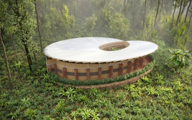 African projects of Zdeněk Fránek's studio - <a href="#">Rescue Station in Kahuzi-Biega National Park in Congo - Variant 1</a> - foto: Fránek Architects