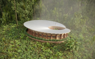 African projects of Zdeněk Fránek's studio - Rescue station in Kahuzi-Biega National Park in Congo - Option 1 - foto: Fránek Architects