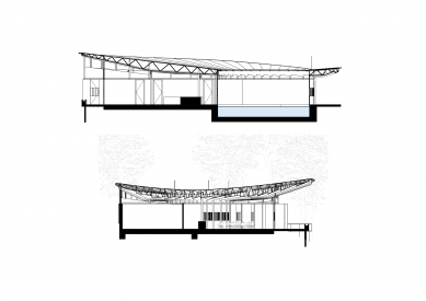 African projects of Zdeněk Fránek's studio - Rescue station in Kahuzi-Biega National Park in Congo - 1st variant - foto: Fránek Architects