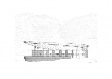 African projects of Zdeněk Fránek's studio - Rescue station in Kahuzi-Biega National Park in Congo - Option 1 - foto: Fránek Architects