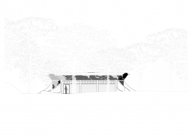 African projects of Zdeněk Fránek's studio - Station in Kahuzi-Biega National Park in Congo - 2nd variant - foto: Fránek Architects